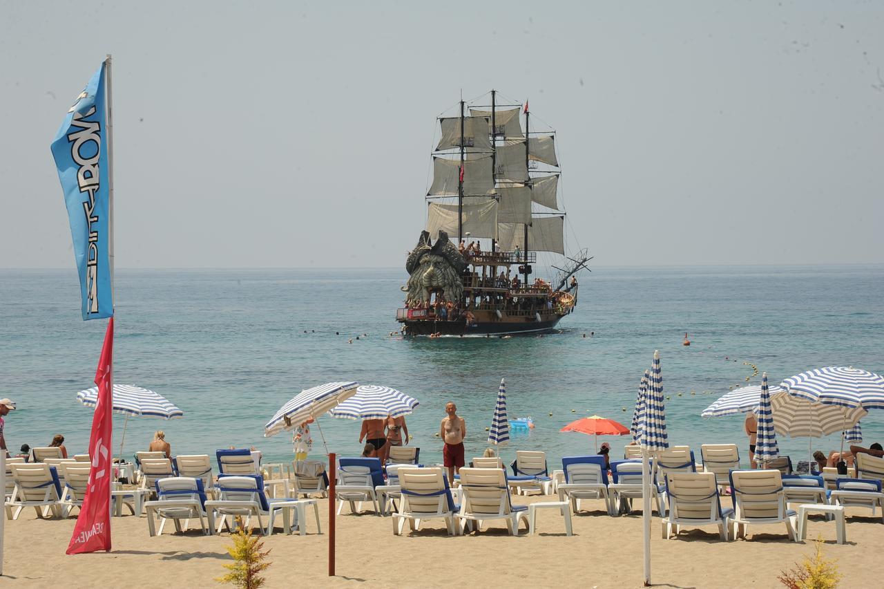 Akman Beach Apart Otel Alanya Kültér fotó