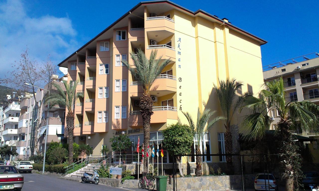 Akman Beach Apart Otel Alanya Kültér fotó
