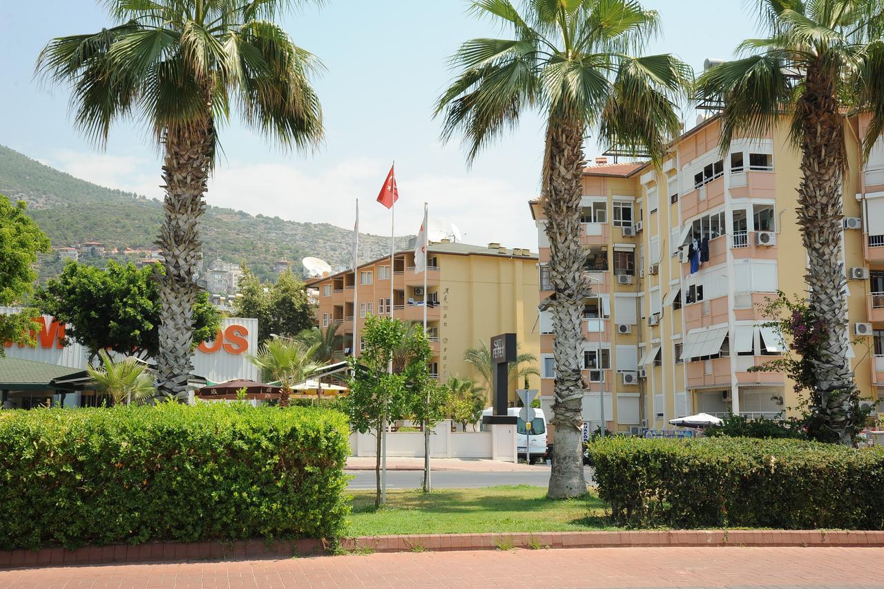 Akman Beach Apart Otel Alanya Kültér fotó